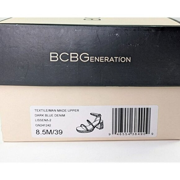 BCBGeneration Lissena-2 Women's Rhinestones Platform Sandals Size 8.5 MSRP $109 - Picture 7 of 7